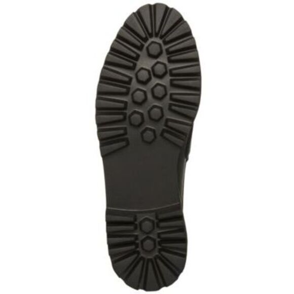 AQUA COLLEGE Womens Black Penny Keeper Fever Round Toe Slip On Leather Mules 8 M - Picture 4 of 5